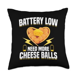 Cheese Ball Snacks Cheese Ball Costume for Women Cheese Ball Throw Pillow