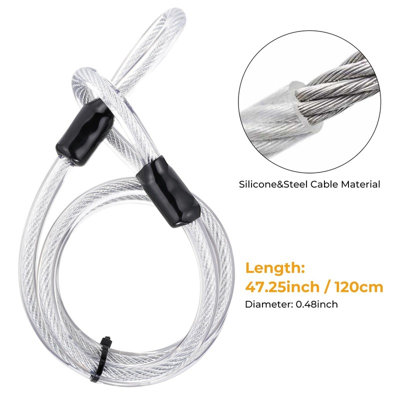 iScooter U Lock with 4ft Cable and Mounting Bracket, Scooter