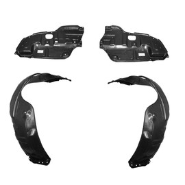 Parts N Go Fender Liner & Lower Engine Under Cover Set w/Clips for 2002-2006 Camry Front Driver & Passenger Side Left Right TO1228107 TO1228106 TO1248116 TO1249116 5144206020 5144106030 53876AA011