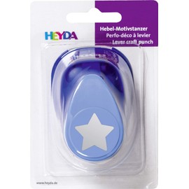 Heyda Motif Punch, Large Motif Size: Approx. 2.5 cm Theme: Star Transparent