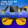 IBOANN Metal & Carbon Eyewear Frame Blue Light Blocking Glasses