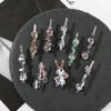 YURAOER Anime Slayer Keychain Pin Set - Cartoon Figures 9