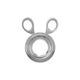 GSD Egg Topper of Stainless Steel, Silver