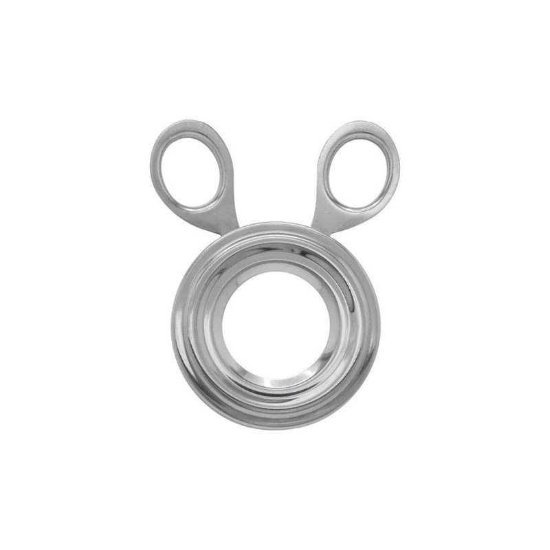 GSD Egg Topper of Stainless Steel, Silver