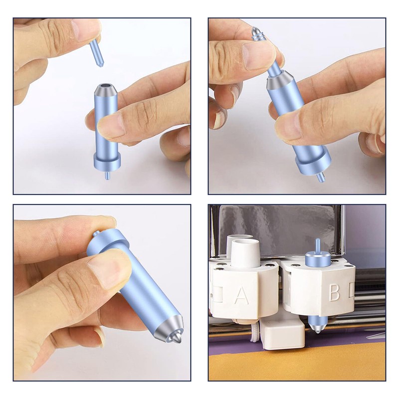4Pcs Foil Transfer Kit, 3 in 1 Foil Transfer Tool