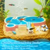Gerrii Hermit Crab Water Bowl with Climbing Ramp, 2 Compartments,