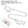 MECCANIXITY Toilet Flappers Chain, 20cm Toilet Handle Lever Lift Flush