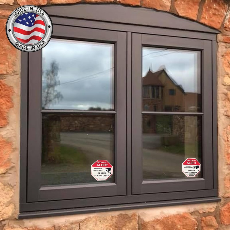 Psyfer Fade-Free UV Security Window Stickers 6 Pack 2⅝ Inch