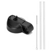 QWORK Straw Lid Replacement Lid for Sports Water Bottle, Wide