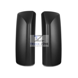 TZ Parts VOLVO VNL Black Mirror Cover Set Left and Right 2004-2018