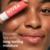 NIVEA Peach Lip Care, Tinted Lip Balm Pack with Shea