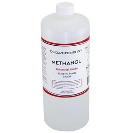 Duda Energy Industrial Grade Methanol, 99.65+% Purity Methyl Alcohol, 950ml Bottle, 4 Pack