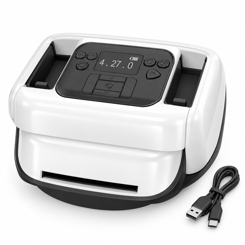 Automatic Card Shuffler and Dealer, 2400mAh Rechargeable 360° Poker Machine