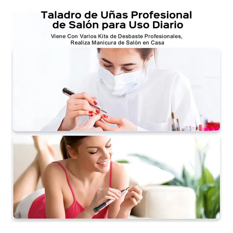 Torno para Uñas Inalámbrico Coslus C20 Profesional con 20000 RPM