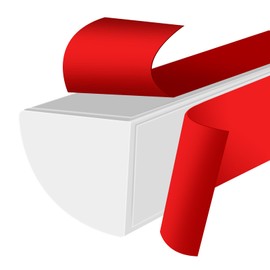 Flexible Quarter Round Molding, Peel and Stick Bendable Trim for Shower Corners, Kitchen Countertops, Bathrooms, and Floors (White(118inch))