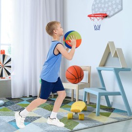 Soundless Basketball for Quiet Dribbling,No Noise Soundless Basketball for Kids - High Density Silent Indoor Basketball for Friends, Family, Boys, Girls