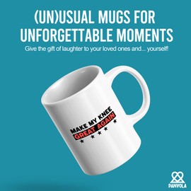 Make My Knee Great Again Recovery Gifts Knee Surgery Survivor Patient to Doctor Surgeon Novelty Drinkware Ceramic Mug 11 oz White