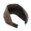 axy Wide Headband Made of Crinkle Fabric Beautiful Women's Headband