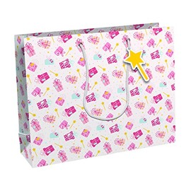 Clairefontaine Excellia 32469-6C Gift Bag XL 37.3 x 11.8 x 27.5 cm Ideal for Voluminous Gifts, Magic, Pack of 1