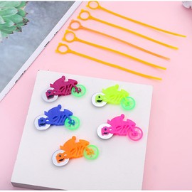 TIYEP Bicycle Toys Bike Toys Play Motorcycle Gear Mini Miniature Children Balance Cycling Toy (Motorcycling, Set of 100)