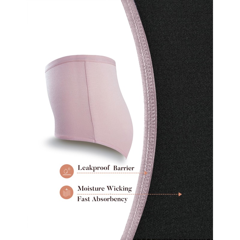 AIRCUTE Washable Urinary Incontinence Potective Underwear for Women Leak Proof