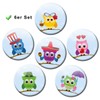 Magnets Owl Decorative Gift Set Fridge Magnets Owl Motif Animals