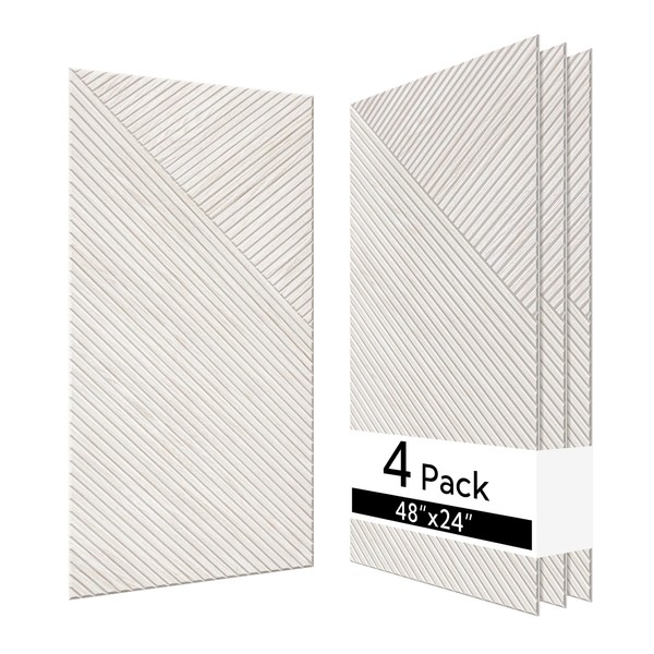 Olanglab Olanglab Self-adhesive Acoustic Wall Panels 4 Pack, 47.2 x