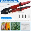 JSHANMEI Fishing Crimping Tool Heavy Duty Crimper Pliers with Crimp