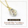 Ardonn Star of David Necklace for Women and Men -