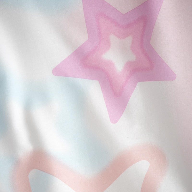 Catherine Lansfield Ombre Stars Reversible Single Duvet Cover Set with