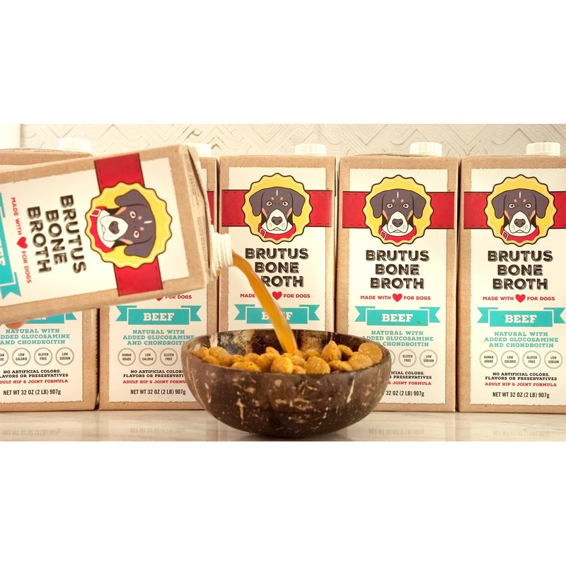 Brutus Beef Bone Broth for Dogs and Cats - All