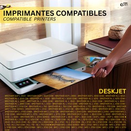 FranceToner - TN243 - Compatible Toner for Brother TN243 - High Capacity - for DCP-L3510, HL-L3210, MFC-L3700, L3710, L3730 (TN243 Magenta) Laser Printer