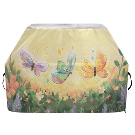 senya Premium Grill Cover Waterproof Watercolor Flowers Barbecue Cover Fade Resistant BBQ Cover Heavy Duty Fits Grill Widths Up to 25 in, g363671566p848c904s2003