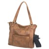 Zzfab Concealed Carry Hobo Bag with Hidden Lock Multi Pockets
