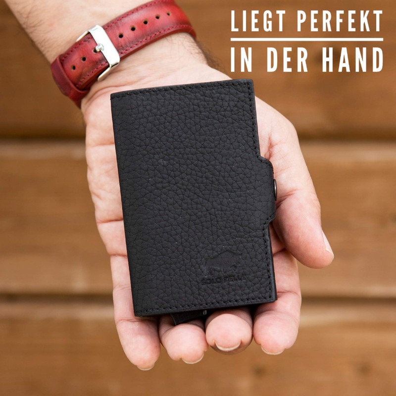 Solo Pelle Leather Slim Wallet with RFID Protection for up