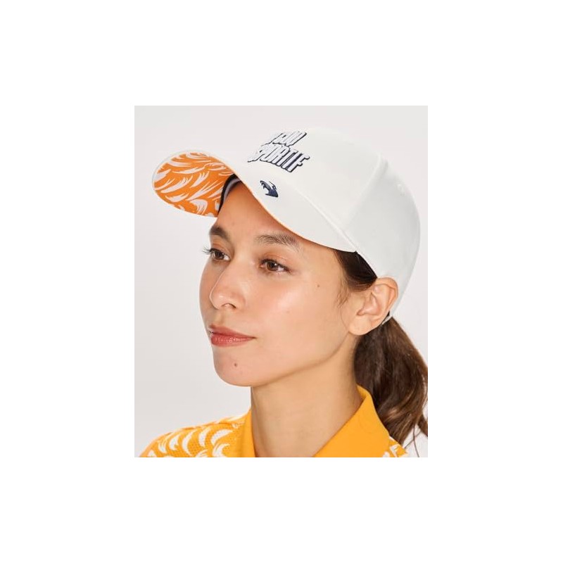 Coq Sportif LG5SCP05L Women's Cooling Cap Rooster Pattern, Summer, Golf,