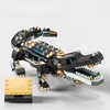 JVAVNE Animal Building Blocks Toy Set, Steampunk Crocodile Building Blocks