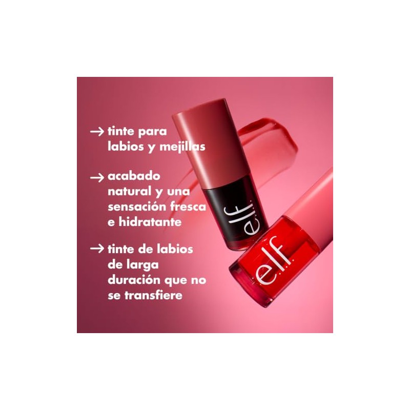 e.l.f. Cosmetics Sheer For It Rubor Líquido Traslúcido Ciruela Profunda
