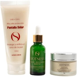 Kit Despigmentante + Pantalla Solar. Vitamina A + Thanaka. Efecto Despigmentante. Hidratación Profunda.