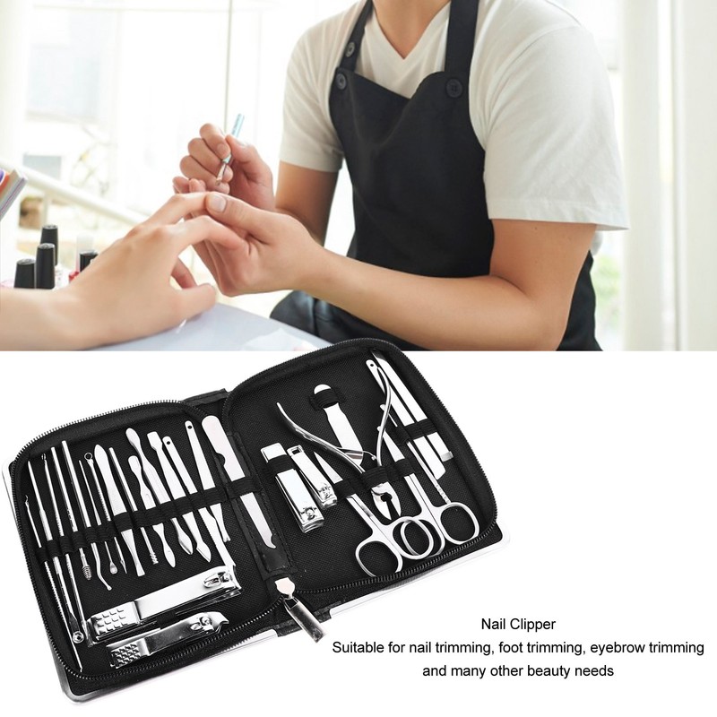 26Pcs Eyebrow Tweezers Manual Stainless Steel Rugged Versatile Lightweight Nail