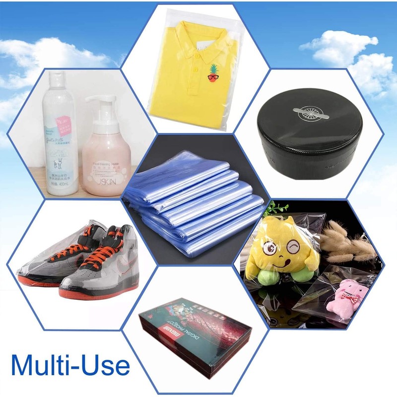 Bolsas Retráctiles 100Pcs, Bolsas de PVC Termorretráctiles para Regalo, para