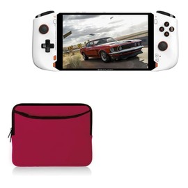 BoxWave Case Compatible with OneXPlayer One-Netbook 5 (10.1 in) - SoftSuit with Pocket, Soft Pouch Neoprene Cover Sleeve Zipper Pocket - Crimson Red