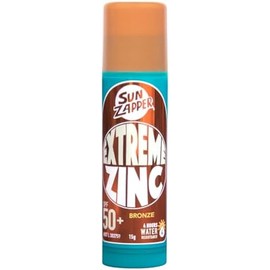 Sun Zapper Extreme Zinc Stick Bronze SPF 50  Protector Solar Mineral en Stick Mineral a base de zinc color BRONCE 15g Alta protección solar UVAUVB