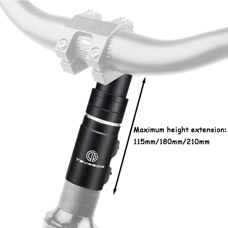 Teyssor Bike Fork Extension Handlebar Connector Bicycle Handle Adapter Extension