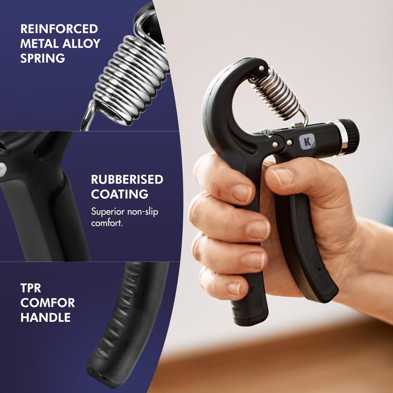 Kayman Grip Strengtheners, Adjustable Hand Grips Resistance, Wrist & Forearm