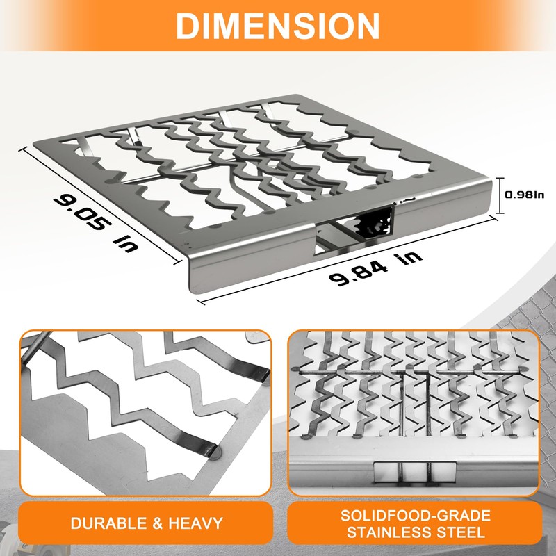 Desecne Charcoal Grate Compatible with Masterbuilt Gravity Series 560 800