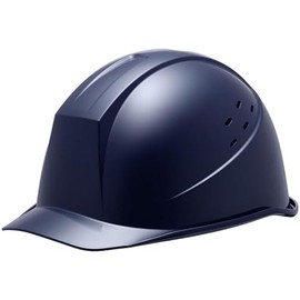 Midori Anzen SC11BV RA Helmet for Work, ABS Material, Vented Rain Guard, Prevents slipping, Navy