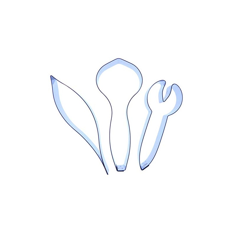 Iris Petal Cutter Set - 3 Pieces - Stainless Steel