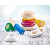 Selecta 62068 Burger, Velcro and Cutting Toy Set, Multi-Colour