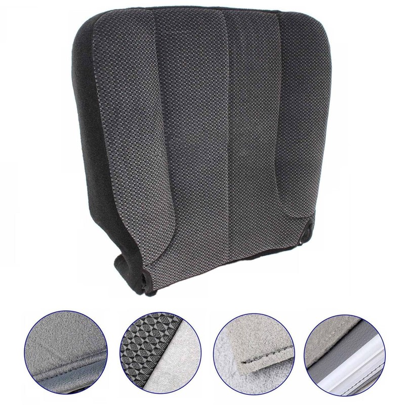 GXARTS Passenger Side Bottom Replacement Cloth Seat Cover Dark Gray